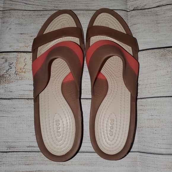 Crocs Women's Wedge Sandals - Picture 3 of 6